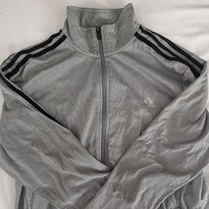 Adidas grey track jacket size:M